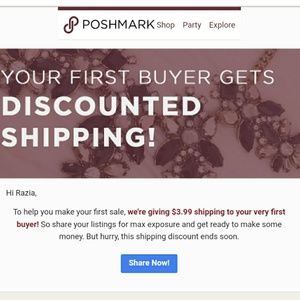 First Buyer Wins Shipping Discount!!